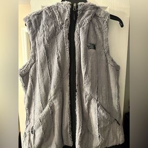 Grey North Face Vest